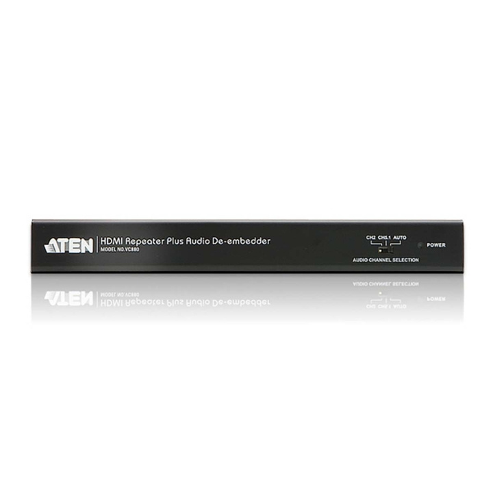 ATEN HDMI-omformer HDMI-Ingång - HDMI-Utgång + TosLink Hona + 3x RCA Hona i gruppen Elektronikk / Kabler og adaptere / HDMI / Adaptere hos TP E-commerce Nordic AB (C06898)