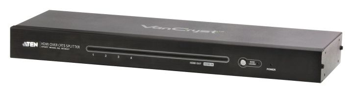 4-port Cat5 HDMI-splitter svart i gruppen Elektronikk / Kabler og adaptere / HDMI / Adaptere hos TP E-commerce Nordic AB (C06904)