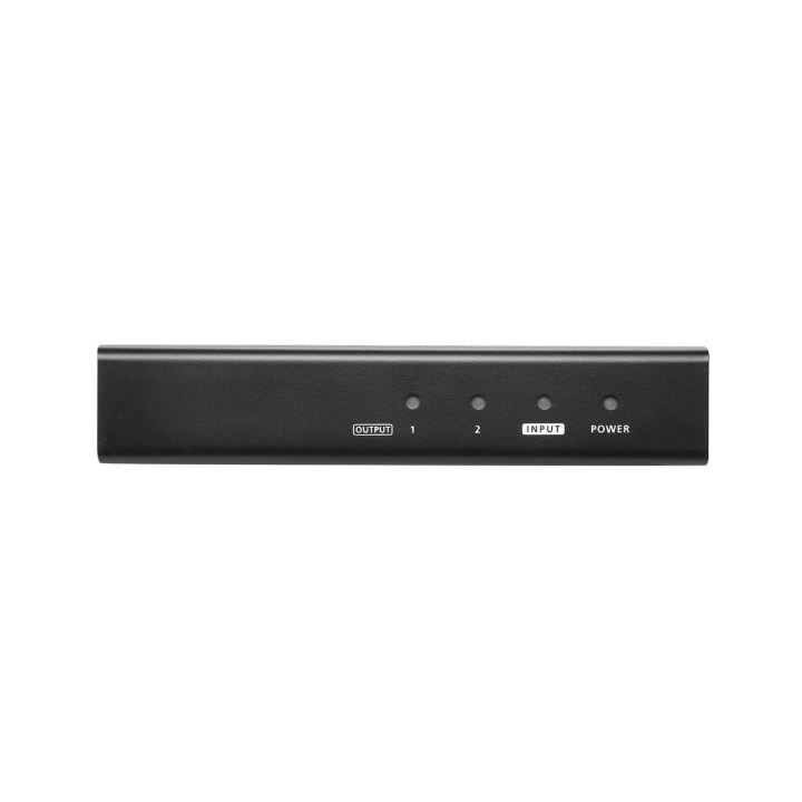ATEN 2-port ekte 4K HDMI-splitter Svart i gruppen Elektronikk / Kabler og adaptere / HDMI / Adaptere hos TP E-commerce Nordic AB (C06922)