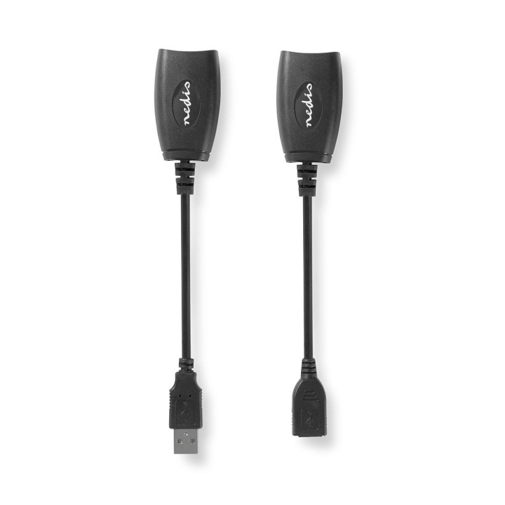 Aktiv USB-kabel | USB 1.1 | USB-A Han | RJ45 Hun | 12 Mbps | 0.20 m | Rund | Nikkel belagt | PVC | Kobber | Konvolutt i gruppen Datautstyr / Kabler og adaptere / USB / USB-A / Adaptere hos TP E-commerce Nordic AB (C06930)