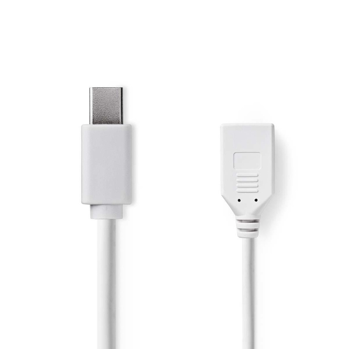 Mini DisplayPort-kabel | DisplayPort 1.2 | Mini DisplayPort hann | DisplayPort hunn | 21,6 Gbps | Nikkelbelagt | 0,20 m | Rund | PVC | Hvit | Plastpose i gruppen Datautstyr / Kabler og adaptere / DisplayPort / Kabler hos TP E-commerce Nordic AB (C06932)
