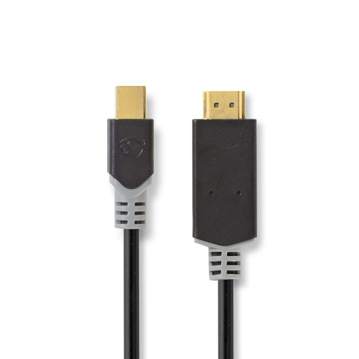 Mini Displayport-kabel | DisplayPort 1.2 | Mini DisplayPort Han | HDMI ™ -kontakt | 21.6 Gbps | Gull belagt | 2.00 m | Rund | PVC | Antrasitt | Vindus boks i gruppen Datautstyr / Kabler og adaptere / DisplayPort / Adaptere hos TP E-commerce Nordic AB (C06934)