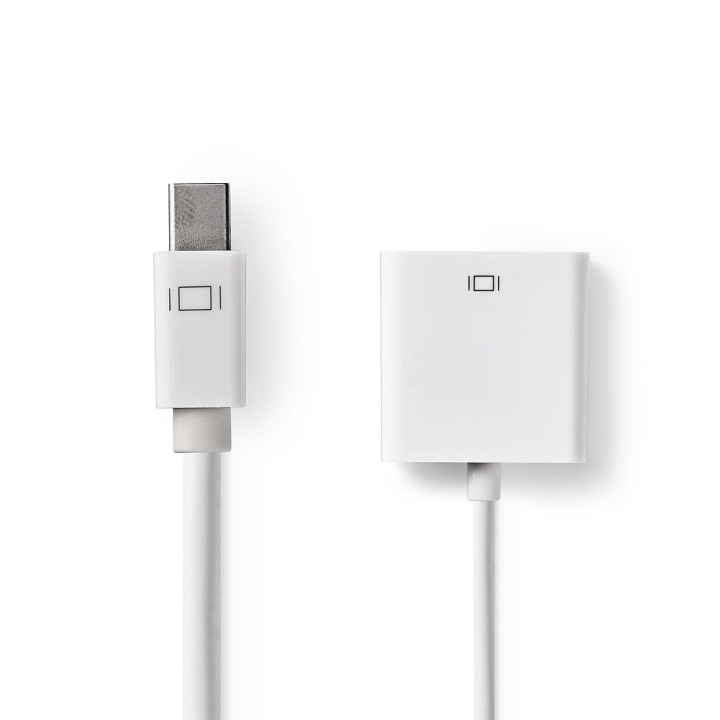 Nedis Mini DisplayPort-kabel | DisplayPort 1.2 | Mini DisplayPort hann | DVI-I 24+5-pinners hunn | 21,6 Gbps | Nikkelbelagt | 0,20 m | Rund | PVC | Hvit | Plastpose i gruppen Datautstyr / Kabler og adaptere / DisplayPort / Kabler hos TP E-commerce Nordic AB (C06938)