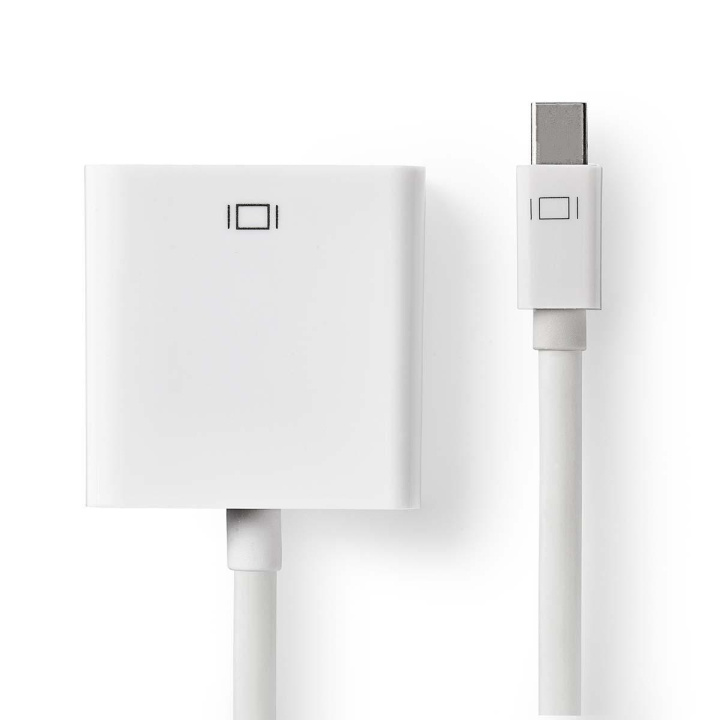 Nedis Mini Displayport-kabel | DisplayPort 1.2 | Mini DisplayPort Han | VGA Hun 15p | 21.6 Gbps | Nikkel belagt | 0.20 m | Rund | PVC | Hvit | Plastpose i gruppen Datautstyr / Kabler og adaptere / DisplayPort / Kabler hos TP E-commerce Nordic AB (C06939)