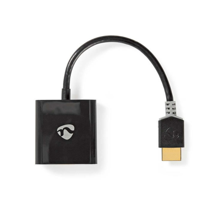 Nedis HDMI™ Adapter | HDMI ™ -kontakt | USB Micro-B Hun / VGA Hun 15p / 3.5 mm Hun | Gull belagt | Rett | PVC | Antrasitt | 1 stk. | Boks i gruppen Elektronikk / Kabler og adaptere / HDMI / Kabler hos TP E-commerce Nordic AB (C06965)