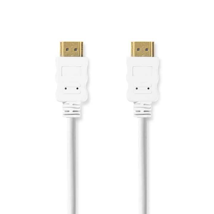 Nedis High Speed ​​HDMI ™ kabel med Ethernet | HDMI ™ -kontakt | HDMI ™ -kontakt | 4K@30Hz | ARC | 10.2 Gbps | 2.00 m | Rund | PVC | Hvit | Plastpose i gruppen Elektronikk / Kabler og adaptere / HDMI / Kabler hos TP E-commerce Nordic AB (C06985)