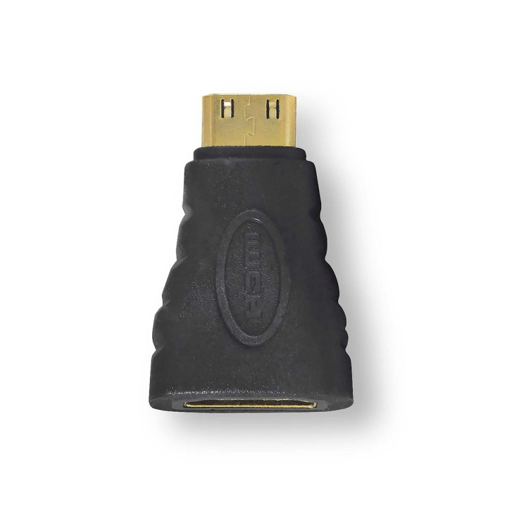 Nedis HDMI™ Adapter | HDMI ™ minikontakt | HDMI™ Hun | Gull belagt | Rett | ABS | Antrasitt | 1 stk. | Boks i gruppen Elektronikk / Kabler og adaptere / HDMI / Adaptere hos TP E-commerce Nordic AB (C07029)
