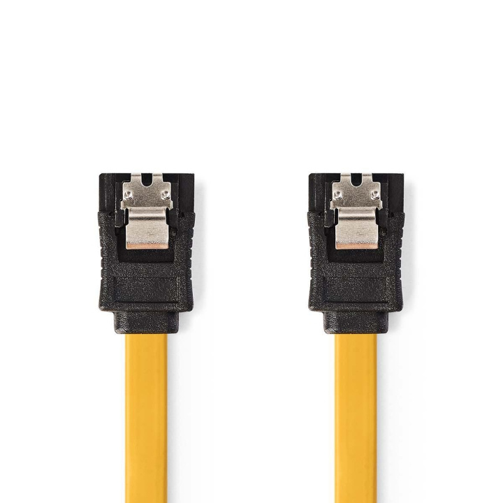 Nedis SATA kabel | 6 Gbps | SATA 7-Pin Hun | SATA 7-Pin Hun | Nikkel belagt | 1.00 m | Flatt | PVC | Gul | Plastpose i gruppen Datautstyr / Kabler og adaptere / Intern / SATA hos TP E-commerce Nordic AB (C07057)