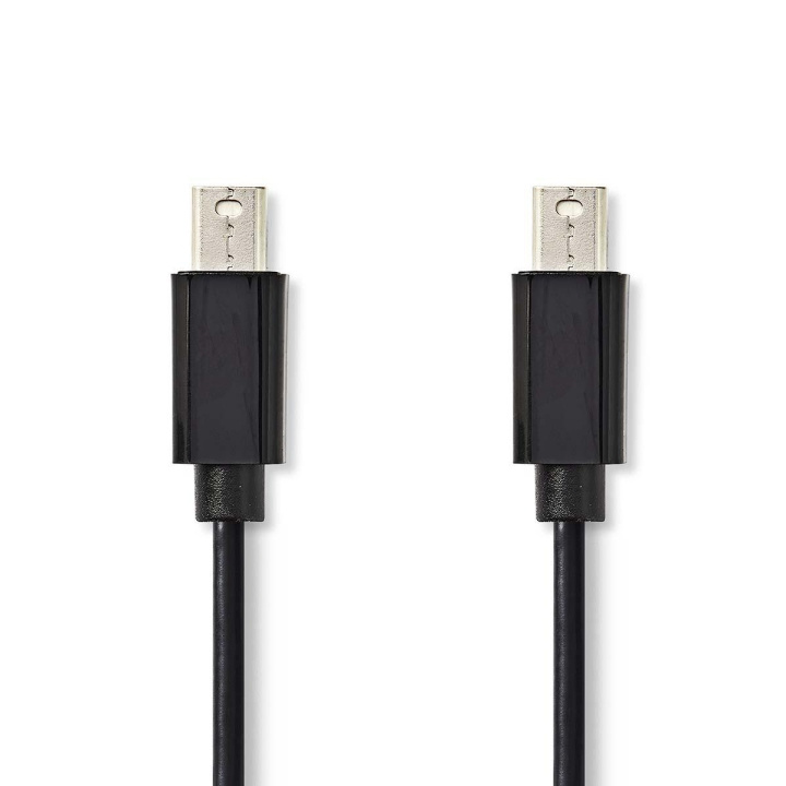 Nedis Mini Displayport-kabel | DisplayPort 1.2 | Mini DisplayPort Han | Mini DisplayPort Han | 21.6 Gbps | Nikkel belagt | 1.00 m | Rund | PVC | Sort | Plastpose i gruppen Datautstyr / Kabler og adaptere / DisplayPort / Kabler hos TP E-commerce Nordic AB (C07064)
