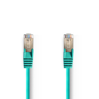 Nedis CAT5e nettverkskabel | SF/UTP | RJ45 Han | RJ45 Han | 5.00 m | Rund | PVC | Grøn | Plastpose