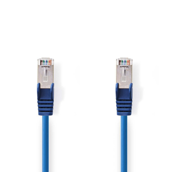 Nedis CAT5e nettverkskabel | SF/UTP | RJ45 Han | RJ45 Han | 15.0 m | Rund | PVC | Blå | Konvolutt i gruppen Datautstyr / Kabler og adaptere / Nettverk / Cat5e hos TP E-commerce Nordic AB (C07115)