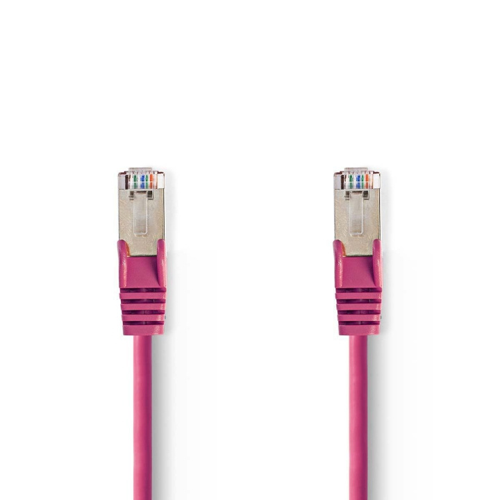 Nedis CAT5e nettverkskabel | SF/UTP | RJ45 Han | RJ45 Han | 20.0 m | Rund | PVC | Rosa | Plastpose i gruppen Datautstyr / Kabler og adaptere / Nettverk / Cat5e hos TP E-commerce Nordic AB (C07122)