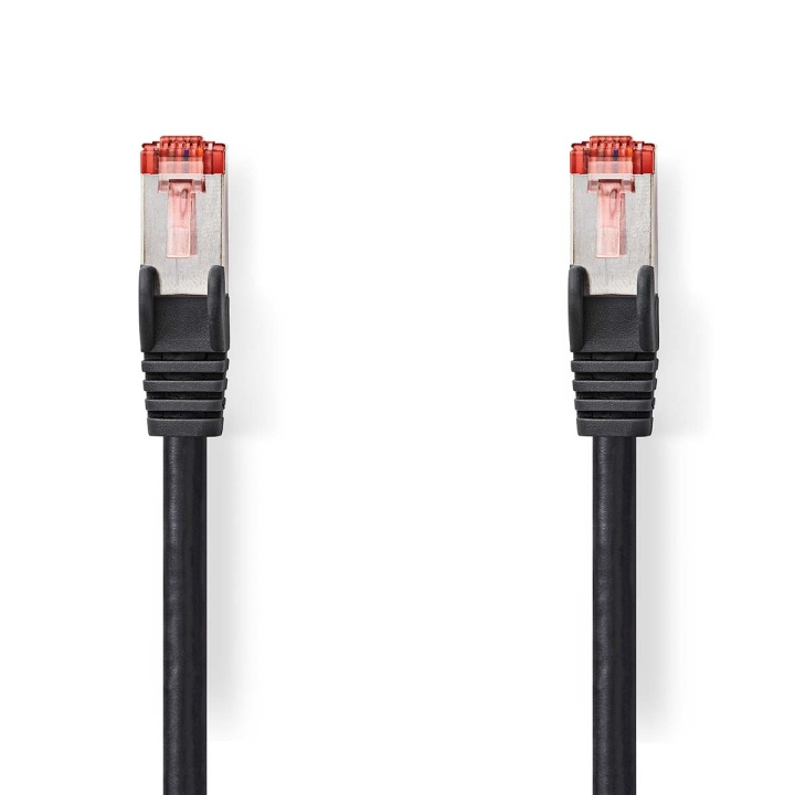 CAT6 Nettverkskabel | RJ45 Han | RJ45 Han | S/FTP | 0.15 m | Rund | LSZH | Sort | Konvolutt i gruppen Datautstyr / Kabler og adaptere / Nettverk / Cat6 hos TP E-commerce Nordic AB (C07182)