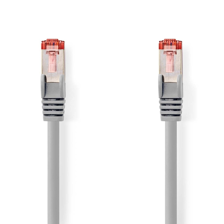 Cat 6 kabel | RJ45 Han | RJ45 Han | S/FTP | 0.15 m | Rund | LSZH | Grå | Plastpose i gruppen Datautstyr / Kabler og adaptere / Nettverk / Cat6 hos TP E-commerce Nordic AB (C07195)