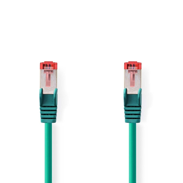 Cat 6 kabel | RJ45 Han | RJ45 Han | S/FTP | 0.15 m | Rund | LSZH | Grøn | Konvolutt i gruppen Datautstyr / Kabler og adaptere / Nettverk / Cat6 hos TP E-commerce Nordic AB (C07208)