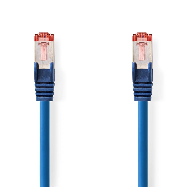 Nedis CAT6 Nettverkskabel | RJ45 Han | RJ45 Han | S/FTP | 10.0 m | Rund | LSZH | Blå | Plastpose i gruppen Datautstyr / Kabler og adaptere / Nettverk / Cat6 hos TP E-commerce Nordic AB (C07225)