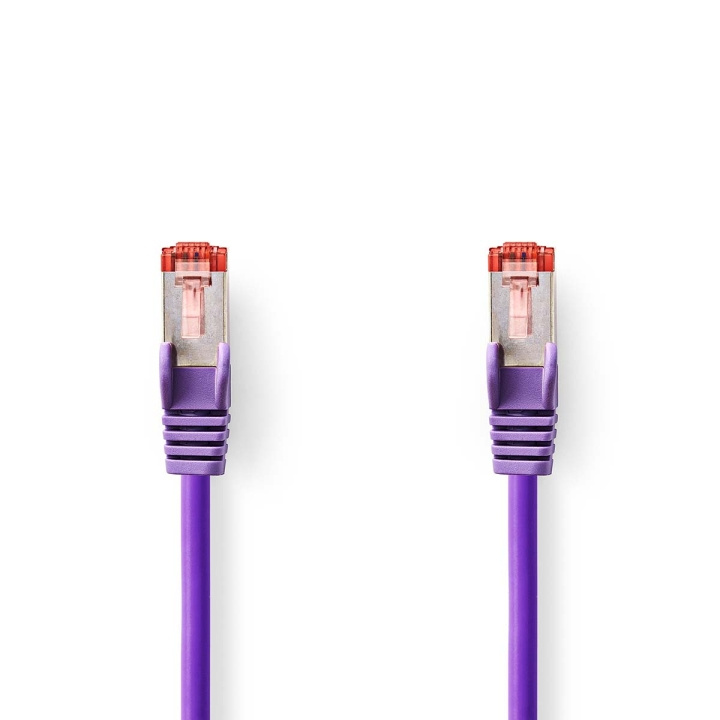 Cat 6 kabel | RJ45 Han | RJ45 Han | S/FTP | 0.25 m | Rund | LSZH | Fiolett | Konvolutt i gruppen Datautstyr / Kabler og adaptere / Nettverk / Cat6 hos TP E-commerce Nordic AB (C07279)