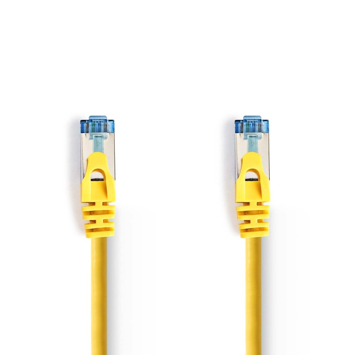 Cat 6a kabel | SF/UTP | RJ45 Han | RJ45 Han | 5.00 m | Snagless | Rund | PVC | Gul | Plastpose i gruppen Datautstyr / Kabler og adaptere / Nettverk / Cat6 hos TP E-commerce Nordic AB (C07320)