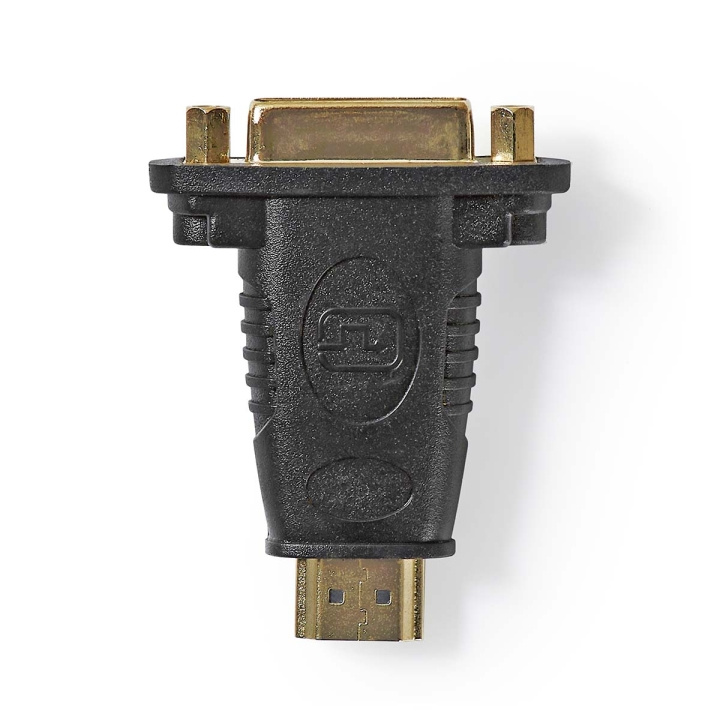Nedis HDMI™-adapter | HDMI™-kontakt | DVI-D 24+1-pinners hunn | gullbelagt | rett | ABS | svart | 1 stk. | Plastpose i gruppen Elektronikk / Kabler og adaptere / HDMI / Adaptere hos TP E-commerce Nordic AB (C07386)