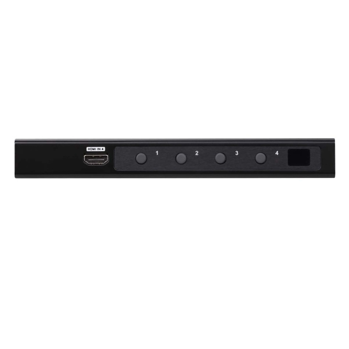 ATEN 4-port ekte 4K HDMI-bryter Svart i gruppen Datautstyr / Kabler og adaptere / HDMI/VGA/DVI-switcher hos TP E-commerce Nordic AB (C07422)