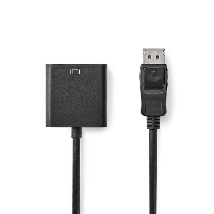 Nedis Displayport-adapter | DisplayPort Han | DVI-D 24+1-Pins Hun | 1080p@60Hz | Nikkel belagt | Rett | 0.20 m | Rund | PVC | ABS | Sort | Boks i gruppen Datautstyr / Kabler og adaptere / DisplayPort / Adaptere hos TP E-commerce Nordic AB (C07436)