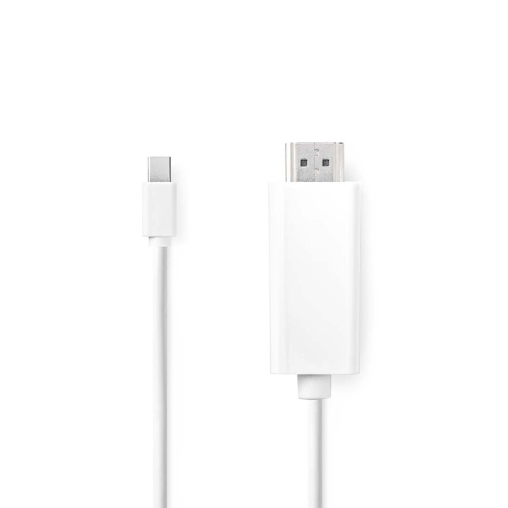 Nedis Mini Displayport-kabel | DisplayPort 1.2 | Mini DisplayPort Han | HDMI ™ -kontakt | 21.6 Gbps | Nikkel belagt | 2.00 m | Rund | PVC | Hvit | Boks i gruppen Datautstyr / Kabler og adaptere / DisplayPort / Adaptere hos TP E-commerce Nordic AB (C07437)