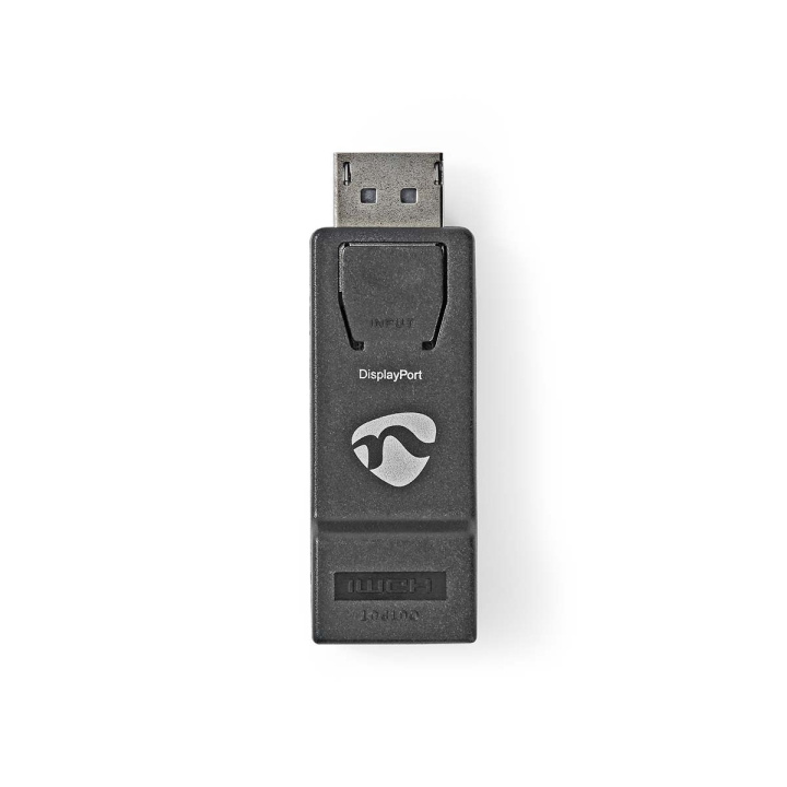 Nedis Displayport-adapter | DisplayPort Han | HDMI™ Output | 1080p@60Hz | Nikkel belagt | Rett | Rund | ABS | ABS | Sort | Boks i gruppen Elektronikk / Kabler og adaptere / HDMI / Adaptere hos TP E-commerce Nordic AB (C07440)