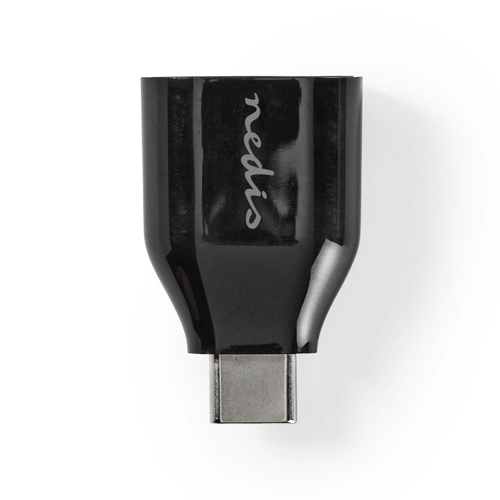 Nedis USB-C™ Adapter | USB 3.2 Gen 1 | USB-C™ Hann | USB-A Hun | 5 Gbps | Rund | Nikkel belagt | Sort | Boks i gruppen SMARTTELEFON & NETTBRETT / Ladere og Kabler / Adaptere hos TP E-commerce Nordic AB (C07444)