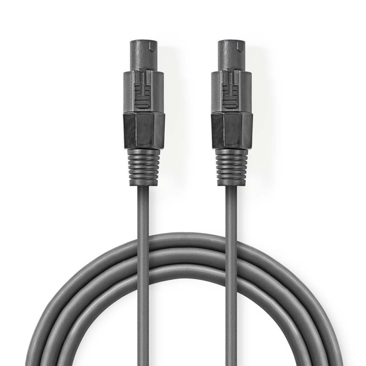 Nedis Speaker Cable | 48 x 0.20 mm | Kobber | 3.00 m | Rund | PVC | Mørk Grå | Pappetui i gruppen Elektronikk / Lyd & Bilde / Høyttalere & tilbehør / Tilbehør hos TP E-commerce Nordic AB (C07536)