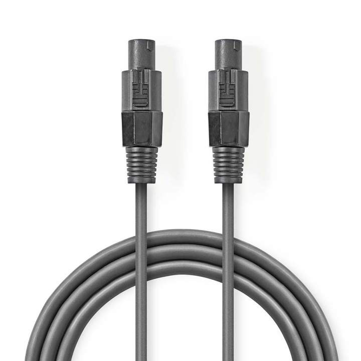 Nedis Speaker Cable | 48 x 0.20 mm | Kobber | 5.00 m | Rund | PVC | Mørk Grå | Pappetui i gruppen Elektronikk / Lyd & Bilde / Høyttalere & tilbehør / Tilbehør hos TP E-commerce Nordic AB (C07537)