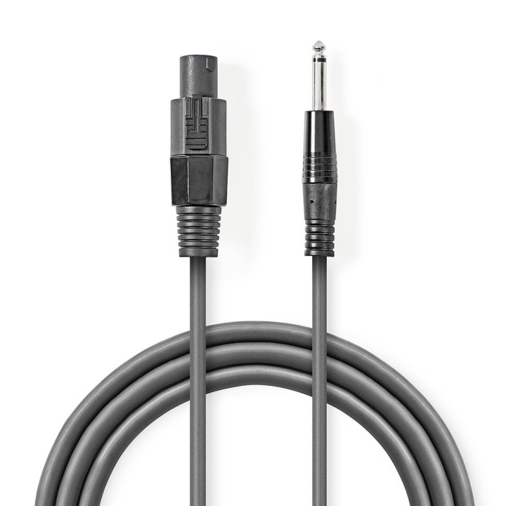 Speaker Cable | 48 x 0.20 mm | Kobber | 5.00 m | Rund | PVC | Mørk Grå | Pappetui i gruppen Elektronikk / Lyd & Bilde / Høyttalere & tilbehør / Tilbehør hos TP E-commerce Nordic AB (C07541)
