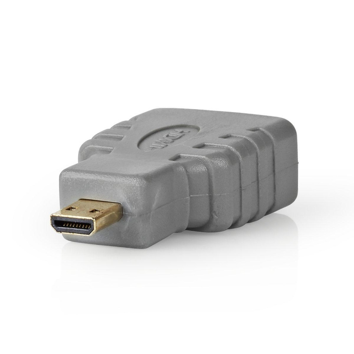 Bandridge HDMI-Adapter | HDMI-Micro-Kontakt - HDMI Hunn | Grå i gruppen Elektronikk / Kabler og adaptere / HDMI / Adaptere hos TP E-commerce Nordic AB (C07637)