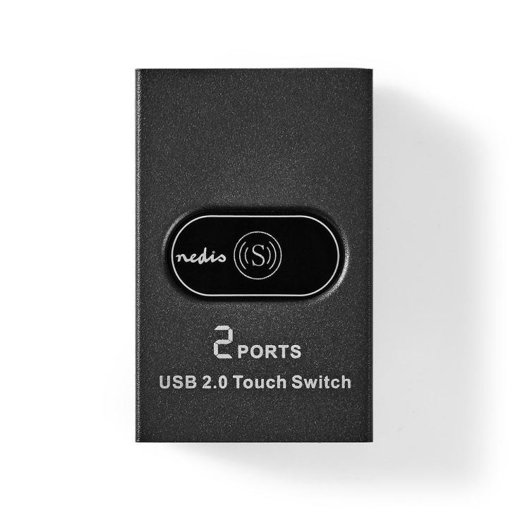 Nedis USB-svitsj | 2-Port port(s) | 1x USB A | 2 stk. USB B, hunn | 480 Gbps | Metall | Sort i gruppen Datautstyr / Datamaskin Tilbehør / USB-Hubs hos TP E-commerce Nordic AB (C07714)