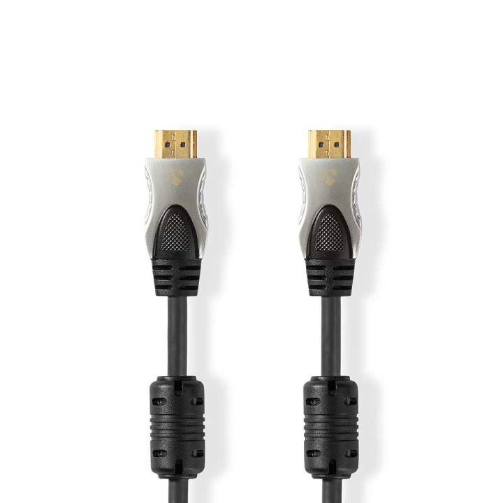 Nedis HDMI™ Cable | HDMI ™ -kontakt | HDMI ™ -kontakt | 8K@60Hz | Gull belagt | 2.00 m | Rett | PVC | Antrasitt | Boks i gruppen Elektronikk / Kabler og adaptere / HDMI / Kabler hos TP E-commerce Nordic AB (C07756)