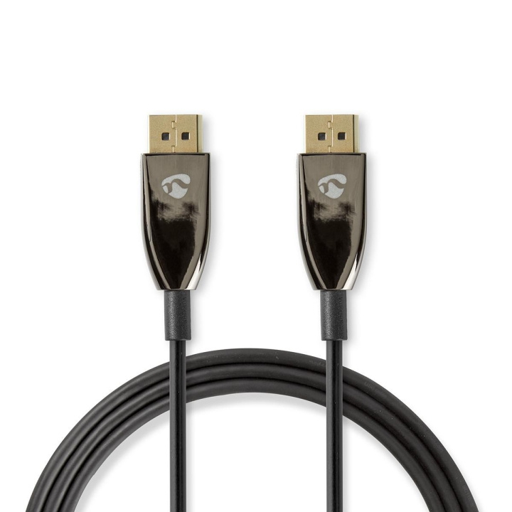 Nedis Aktiv Optical Displayport-kabel | DisplayPort 1.4 | DisplayPort Han | DisplayPort Han | 32.4 Gbps | 30.0 m | Rund | PVC | Sort | Gaveeske i gruppen Datautstyr / Kabler og adaptere / DisplayPort / Kabler hos TP E-commerce Nordic AB (C07763)