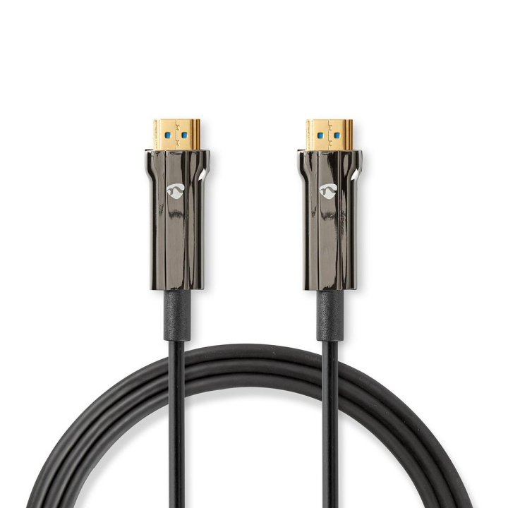 Nedis Aktiv Optical Ultra High Speed ​​HDMI-Kabel med Ethernet | HDMI ™ -kontakt | HDMI ™ -kontakt | 8K@60Hz | 48 Gbps | 10.0 m | Rund | PVC | Sort | Gaveeske i gruppen Elektronikk / Kabler og adaptere / HDMI / Kabler hos TP E-commerce Nordic AB (C07780)