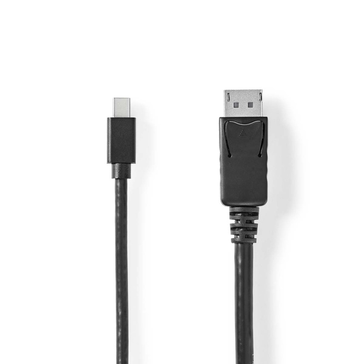 Nedis Mini Displayport-kabel | DisplayPort 1.4 | Mini DisplayPort Hane | DisplayPort Hane | 48 Gbps | Nickelplaterad | 2.00 m | Rund | PVC | Svart | Plastpåse i gruppen Datautstyr / Kabler og adaptere / DisplayPort / Kabler hos TP E-commerce Nordic AB (C07839)
