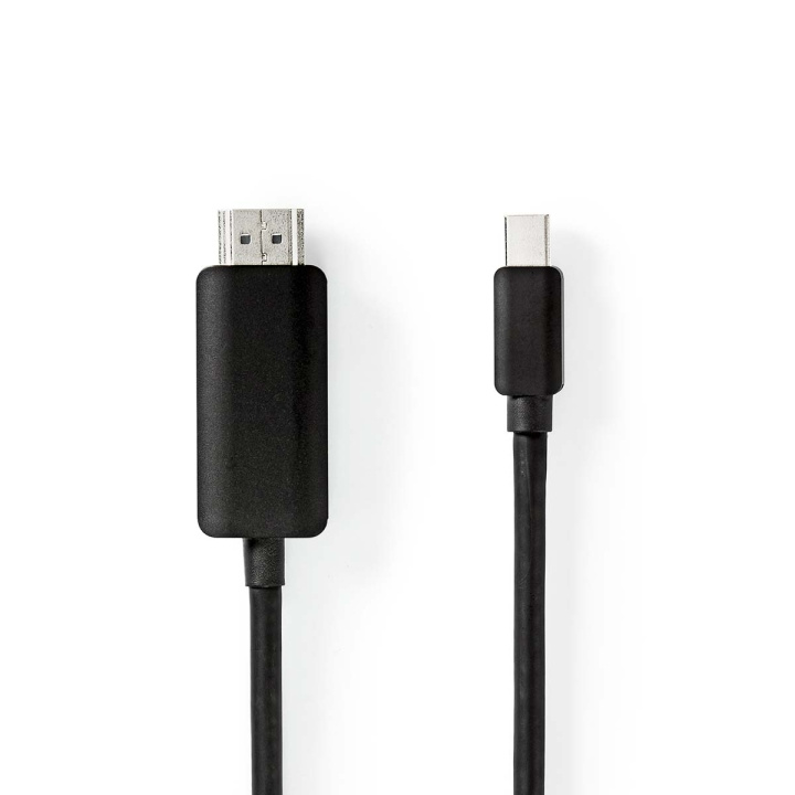 Nedis Mini Displayport-kabel | DisplayPort 1.4 | Mini DisplayPort Han | HDMI ™ -kontakt | 48 Gbps | Nikkel belagt | 2.00 m | Rund | PVC | Sort | Plastpose i gruppen Datautstyr / Kabler og adaptere / DisplayPort / Kabler hos TP E-commerce Nordic AB (C07841)