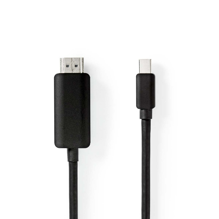 Nedis Mini Displayport-kabel | DisplayPort 1.4 | Mini DisplayPort Han | HDMI ™ -kontakt | 48 Gbps | Nikkel belagt | 2.00 m | Rund | PVC | Sort | Konvolutt i gruppen Datautstyr / Kabler og adaptere / DisplayPort / Kabler hos TP E-commerce Nordic AB (C07841)