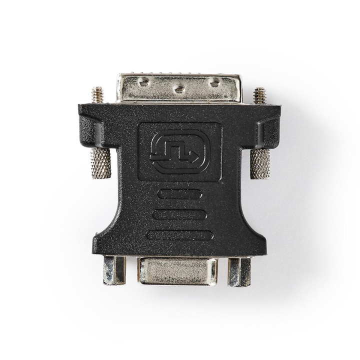 Nedis DVI-adapter | DVI-D 24+1-Pin Han | VGA Hun 15p | Nikkel belagt | Rett | PVC | Sort | Plastpose i gruppen Datautstyr / Kabler og adaptere / DVI / Adaptere hos TP E-commerce Nordic AB (C07850)