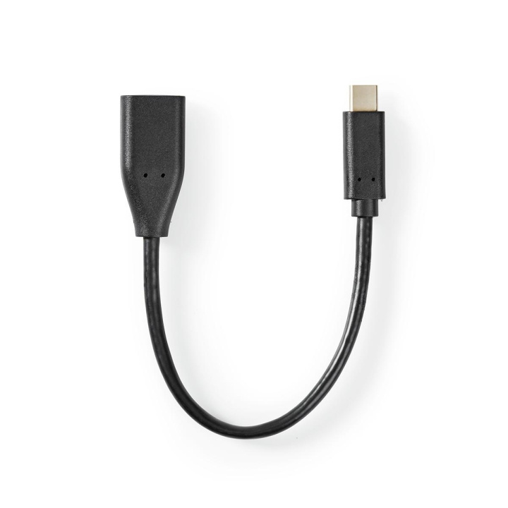 USB-C™ Adapter | USB 3.2 Gen 1 | USB-C™ Hann | USB-A Hun | 5 Gbps | OTG | 0.20 m | Rund | Nikkel belagt | PVC | Sort | Stikkord i gruppen SMARTTELEFON & NETTBRETT / Ladere og Kabler / Adaptere hos TP E-commerce Nordic AB (C07870)