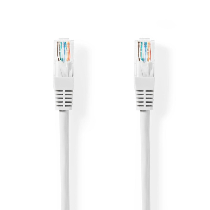 Cat 5e kabel | U/UTP | RJ45 Han | RJ45 Han | 5.00 m | Rund | PVC | Hvit | Stikkord i gruppen Datautstyr / Kabler og adaptere / Nettverk / Cat5e hos TP E-commerce Nordic AB (C07921)