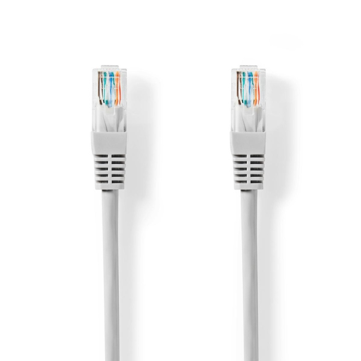 Cat 5e kabel | U/UTP | RJ45 Han | RJ45 Han | 5.00 m | Rund | PVC | Grå | Stikkord i gruppen Datautstyr / Kabler og adaptere / Nettverk / Cat5e hos TP E-commerce Nordic AB (C07927)