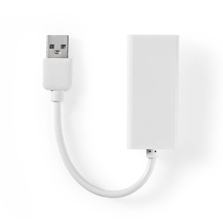 USB-nettverkskort | USB 2.0 | 100 Mbps | USB-A Han | RJ45 Hun | 0.20 m | Rund | Gull belagt | Bare kobber | Hvit | Konvolutt i gruppen Datautstyr / Nettverk / Nettverkskort / USB hos TP E-commerce Nordic AB (C07942)