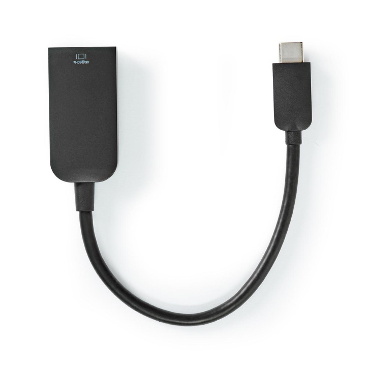 Nedis USB-C™ Adapter | USB 3.2 Gen 1 | USB-C™ Hann | HDMI™ Hun | 4K@60Hz | 0.20 m | Rund | Nikkel belagt | PVC | Sort | Plastpose i gruppen Elektronikk / Kabler og adaptere / HDMI / Adaptere hos TP E-commerce Nordic AB (C07958)