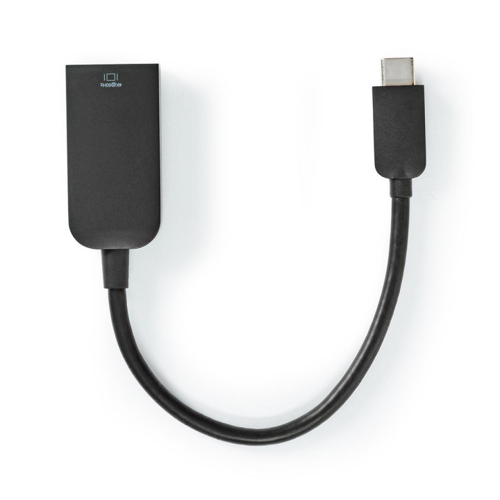 Nedis USB-C™ Adapter | USB 3.2 Gen 1 | USB-C™ Hann | HDMI™ Output | 4K@60Hz | 0.20 m | Rund | Nikkel belagt | PVC | Sort | Plastpose i gruppen Elektronikk / Kabler og adaptere / HDMI / Adaptere hos TP E-commerce Nordic AB (C07958)
