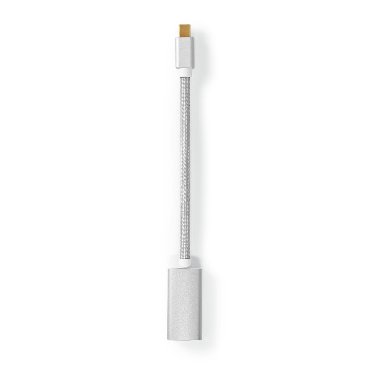 Nedis Mini Displayport-kabel | DisplayPort 1.2 | Mini DisplayPort Han | HDMI™ Output | 21.6 Gbps | Gull belagt | 0.20 m | Rund | Flettet | Sølv | Deksel Vindusboks i gruppen Datautstyr / Kabler og adaptere / DisplayPort / Adaptere hos TP E-commerce Nordic AB (C07968)
