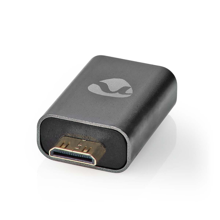 Nedis HDMI™ Adapter | HDMI ™ minikontakt / HDMI™ Han | HDMI™ Output | Gull belagt | Rett | Aluminium | Gun Metal Grå | 1 stk. | Deksel Vindusboks i gruppen Elektronikk / Kabler og adaptere / HDMI / Adaptere hos TP E-commerce Nordic AB (C07979)