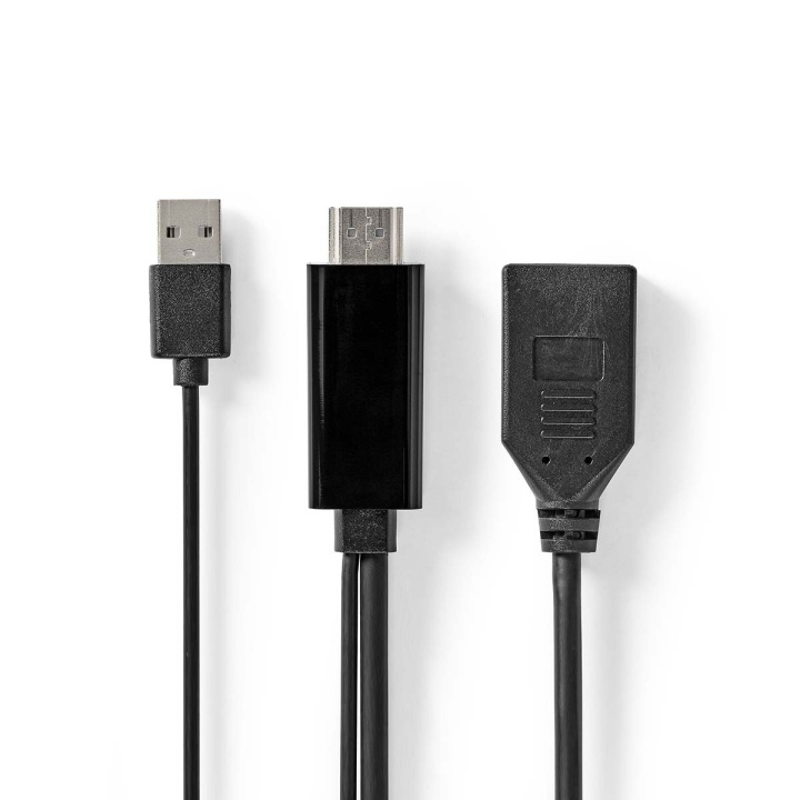 Nedis HDMI™ Adapter | HDMI ™ -kontakt | DisplayPort Han | Nikkel belagt | Rett | PVC | Sort | 1 stk. | Konvolutt i gruppen Elektronikk / Kabler og adaptere / HDMI / Adaptere hos TP E-commerce Nordic AB (C07999)