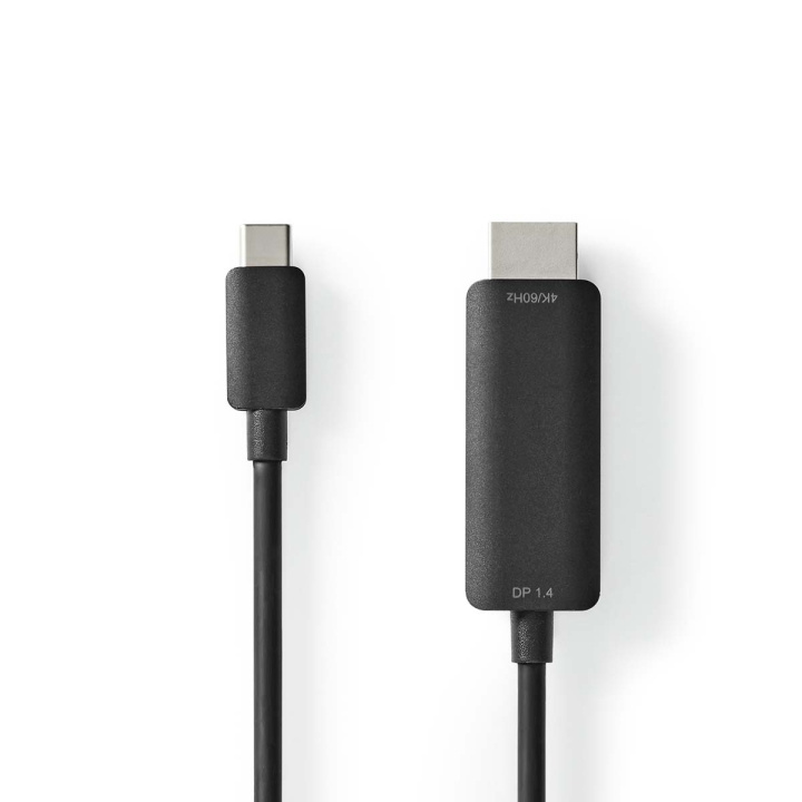 Nedis USB-C™ Adapter | USB 3.2 Gen 1 | USB-C™ Hann | HDMI ™ -kontakt | 4K@60Hz | 2.00 m | Rund | Nikkel belagt | PVC | Sort | Boks i gruppen Elektronikk / Kabler og adaptere / HDMI / Adaptere hos TP E-commerce Nordic AB (C08032)